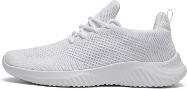 Mens Slip-on Tennis Shoes Walking Running Sneakers Lightweight Breathable Casual Soft Sole Mesh Work Gym Trainers