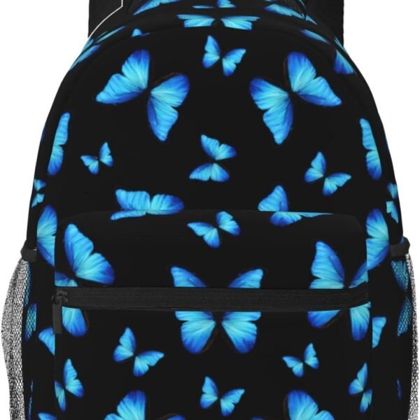 butterfly backpack, backpack,trendy backpack,backpack for women,butterfly gifts,black backpack,11.4 * 7.8 * 15.7 inches,05