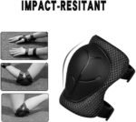 Knee Pads for Kids， Knee Pads and Elbow Pads Set Toddler 3-10 Years Protective Gear Set for Girls Boys with Wrist Guards for Skating Cycling Bike Rollerblading Scooter