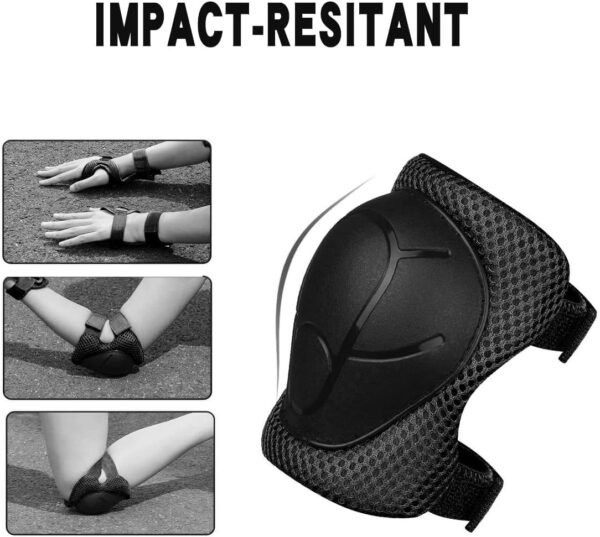 Knee Pads for Kids， Knee Pads and Elbow Pads Set Toddler 3-10 Years Protective Gear Set for Girls Boys with Wrist Guards for Skating Cycling Bike Rollerblading Scooter