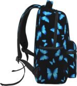 butterfly backpack, backpack,trendy backpack,backpack for women,butterfly gifts,black backpack,11.4 * 7.8 * 15.7 inches,05