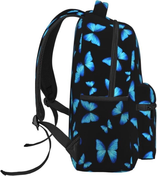 butterfly backpack, backpack,trendy backpack,backpack for women,butterfly gifts,black backpack,11.4 * 7.8 * 15.7 inches,05