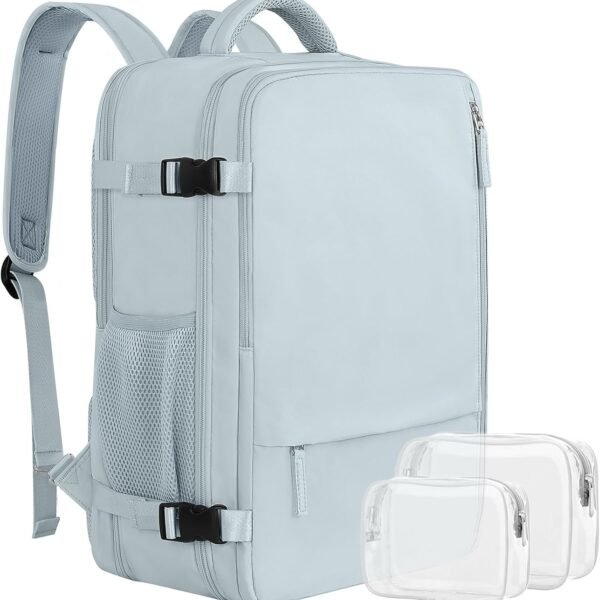 Large Expandable Travel Backpack for Men and Women, 17 Inch Laptop, Waterproof, Casual, College, Business, Hiking, Camping