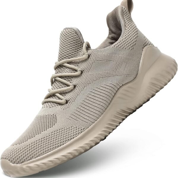 Men's Non Slip Running Shoes Ultra Light Breathable Casual Walking Shoes Fashion Sneakers Mesh Workout Sports Shoes