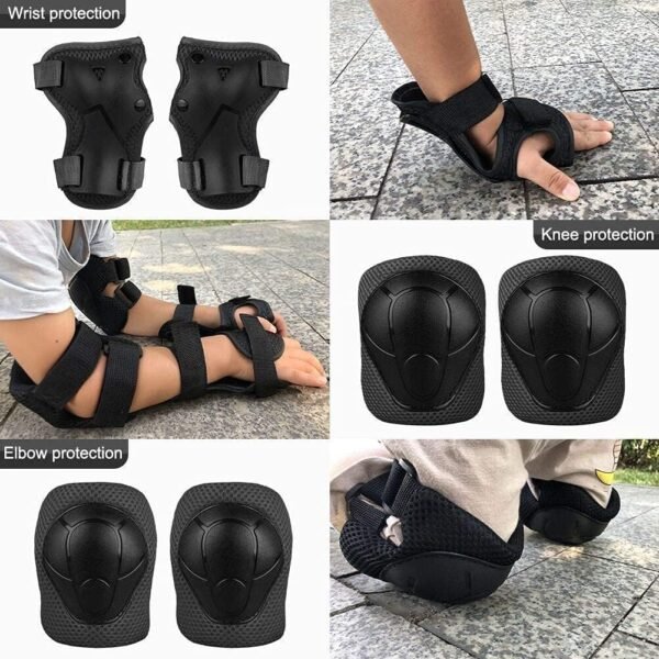 Kids Protective Gear Set for Kids 3-14 Years Toddler Knee Pads and Elbow Pads,3 in 1 Protective Gloves with Wrist Guards for Bike Scooter Hoverboard Cycling Sports