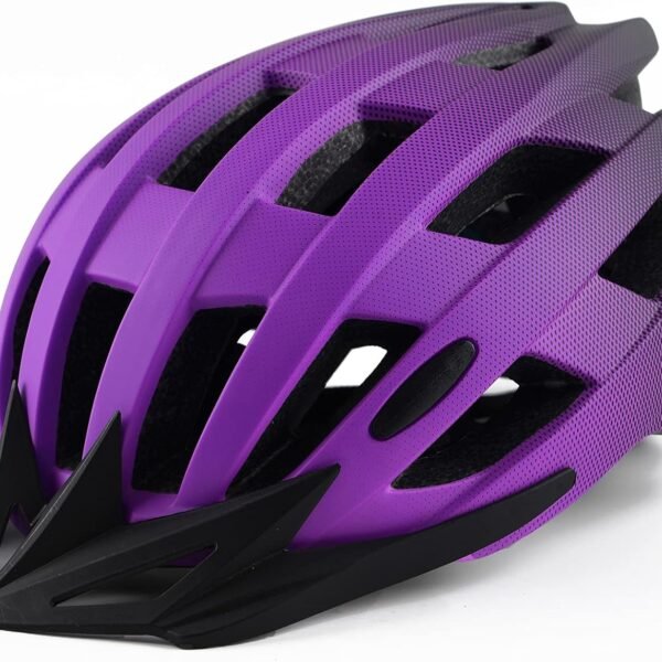 Adult Bike Helmets, Adjustable Mens Womens Bicycle Helmet, Lightweight Road Mountain Cycling Safety Sports Helmets with Detachable Visor