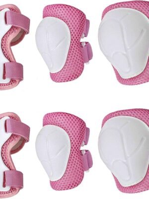 Kids Protective Gear Set for Kids 3-14 Years Toddler Knee Pads and Elbow Pads,3 in 1 Protective Gloves with Wrist Guards for Bike Scooter Hoverboard Cycling Sports