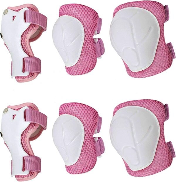 Kids Protective Gear Set for Kids 3-14 Years Toddler Knee Pads and Elbow Pads,3 in 1 Protective Gloves with Wrist Guards for Bike Scooter Hoverboard Cycling Sports