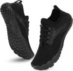 Hike Barefoot Shoes Water Shoes for Women Men, Newly Water Drops Pattern Pro Minimalist Shoes Quick Dry Breathable & Non-Slip Wide Toe Running Shoes for Beach Aqua Swim Surf Hiking