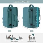 Travel Backpack for Men, 40L Carry On Backpack, 17 Inch Laptop Backpack, Waterproof Backpack, College Bookbag, Laptop Backpack, Backpack for Women, as Person Item Flight Approved