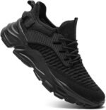 Mens Running Tennis Shoes Slip on Walking Fashion Athletic Sneakers Work Gym Shoes Comfort Lightweight Mesh Soft Sole
