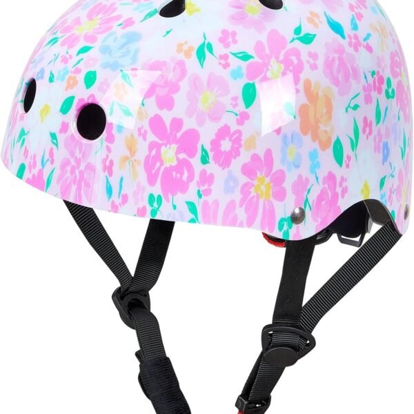 Toddler Helmet,  Kids Bike Helmet Skateboard Helmets for Bicycle Balance Bike Scooter for Girls Kids Age 3-5-8-14 Years