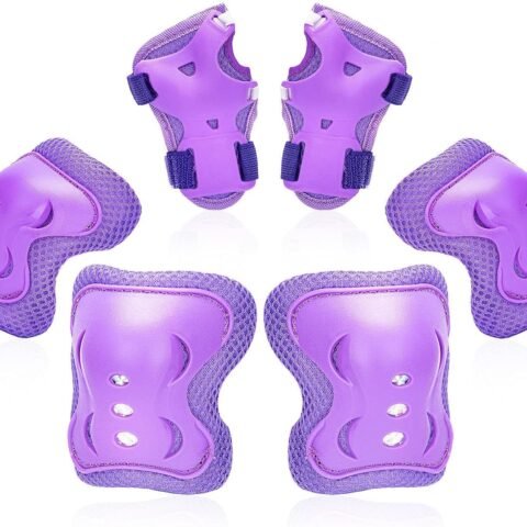Youth/Kids Knee Pads Elbow Pads Wrist Guards Set for 3-15 Years Kids Protective Gear Set for Roller Skates Cycling Skateboard  Inline Skating Scooter Riding and Other Outdoor Sports