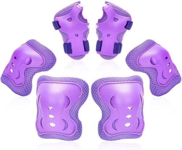 Youth/Kids Knee Pads Elbow Pads Wrist Guards Set for 3-15 Years Kids Protective Gear Set for Roller Skates Cycling Skateboard  Inline Skating Scooter Riding and Other Outdoor Sports