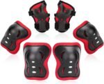 Youth/Kids Knee Pads Elbow Pads Wrist Guards Set for 3-15 Years Kids Protective Gear Set for Roller Skates Cycling Skateboard  Inline Skating Scooter Riding and Other Outdoor Sports