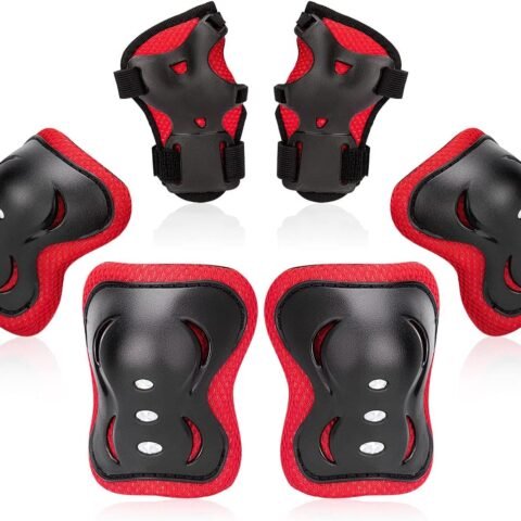 Youth/Kids Knee Pads Elbow Pads Wrist Guards Set for 3-15 Years Kids Protective Gear Set for Roller Skates Cycling Skateboard  Inline Skating Scooter Riding and Other Outdoor Sports