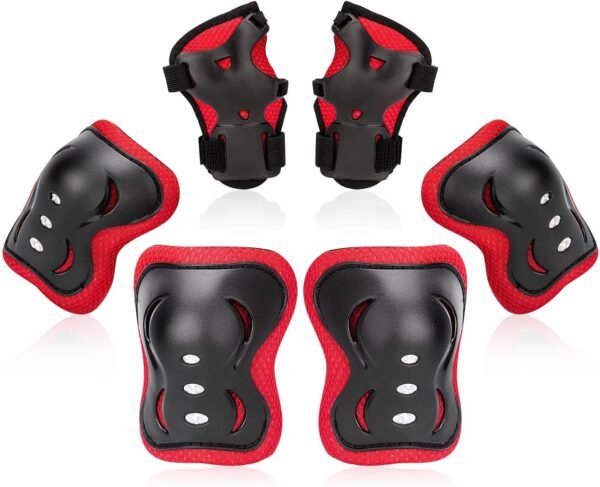 Youth/Kids Knee Pads Elbow Pads Wrist Guards Set for 3-15 Years Kids Protective Gear Set for Roller Skates Cycling Skateboard  Inline Skating Scooter Riding and Other Outdoor Sports