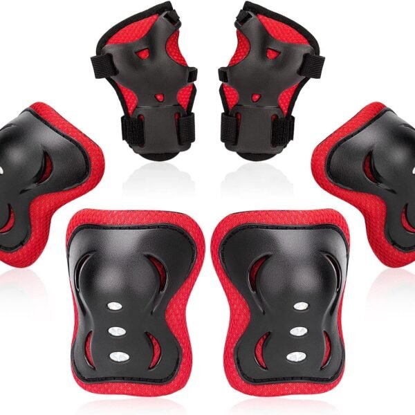 Youth/Kids Knee Pads Elbow Pads Wrist Guards Set for 3-15 Years Kids Protective Gear Set for Roller Skates Cycling Skateboard  Inline Skating Scooter Riding and Other Outdoor Sports