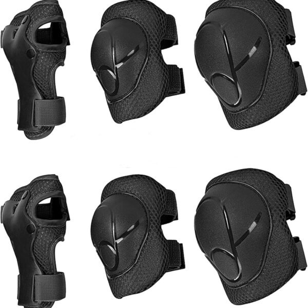 Kids Protective Gear Set for Kids 3-14 Years Toddler Knee Pads and Elbow Pads,3 in 1 Protective Gloves with Wrist Guards for Bike Scooter Hoverboard Cycling Sports