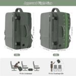 Large Expandable Travel Backpack for Men and Women, 17 Inch Laptop, Waterproof, Casual, College Bookbag, Backpack for Women, as Person Item Flight Approved