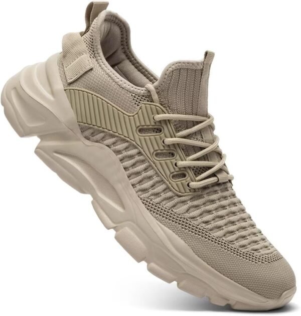 Mens Running Tennis Shoes Slip on Walking Fashion Athletic Sneakers Work Gym Shoes Comfort Lightweight Mesh Soft Sole