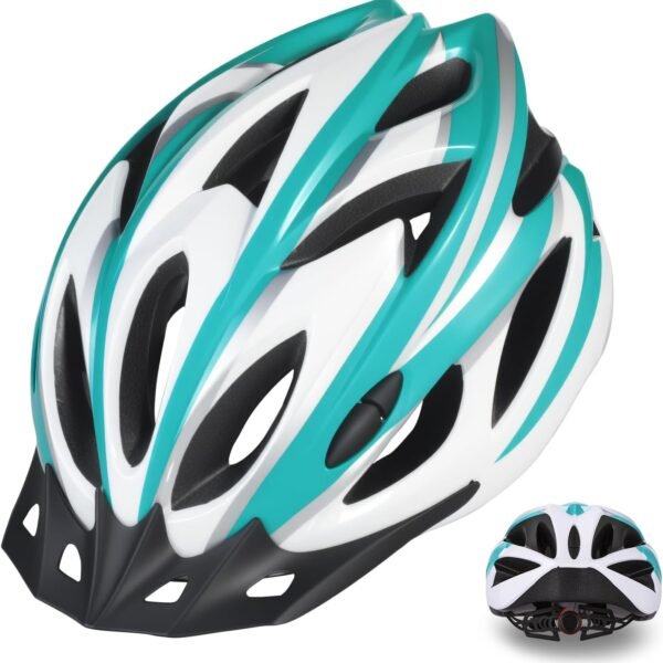 Adult Bike Helmet Lightweight for Men Women Comfort with Pads&Visor, Certified Bicycle Helmet for Adults Youth Mountain Road Biker