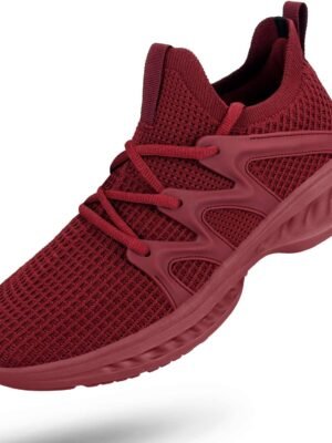 Men's Slip on Walking Shoes Lightweight Breathable Non Slip Running Shoes Athletic Gym Tennis Shoes Sneakers for Men