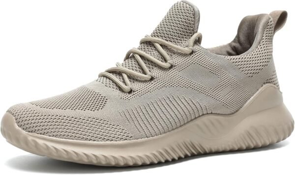 Men's Non Slip Running Shoes Ultra Light Breathable Casual Walking Shoes Fashion Sneakers Mesh Workout Sports Shoes