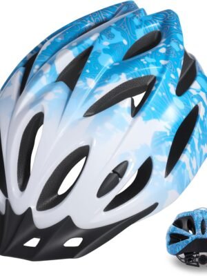 Adult Bike Helmet Lightweight for Men Women Comfort with Pads&Visor, Certified Bicycle Helmet for Adults Youth Mountain Road Biker