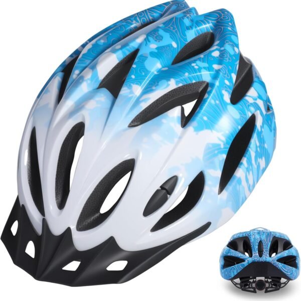 Adult Bike Helmet Lightweight for Men Women Comfort with Pads&Visor, Certified Bicycle Helmet for Adults Youth Mountain Road Biker