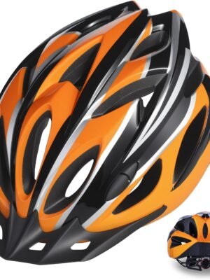 Adult Bike Helmet Lightweight for Men Women Comfort with Pads&Visor, Certified Bicycle Helmet for Adults Youth Mountain Road Biker