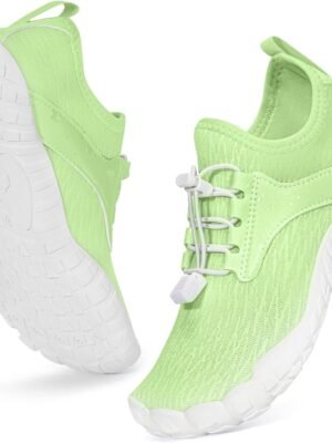 Hike Barefoot Shoes Water Shoes for Women Men, Newly Water Drops Pattern Pro Minimalist Shoes Quick Dry Breathable & Non-Slip Wide Toe Running Shoes for Beach Aqua Swim Surf Hiking