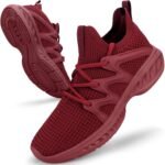 Men's Slip on Walking Shoes Lightweight Breathable Non Slip Running Shoes Athletic Gym Tennis Shoes Sneakers for Men