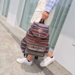 Vintage Backpack for Women,Boho Casual Backpack Purse,Unique Style Fashion Ethnic Handbag Shoulder Bag,Green