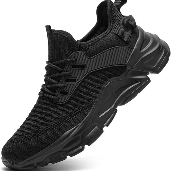 Mens Running Tennis Shoes Slip on Walking Fashion Athletic Sneakers Work Gym Shoes Comfort Lightweight Mesh Soft Sole