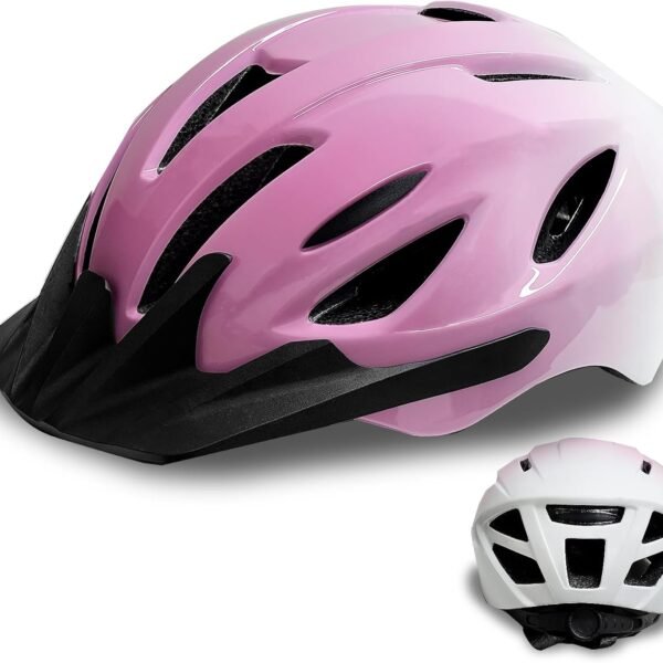 Adult Bike Helmet for Women & Men - Removable Visor for Mountain & Road Cycling - CPSC Safety-Certified - Stylish & Durable Bicycle Helmet with Suggested Fits Head 58 to 62cm