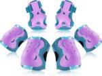 Kids/Youth Knee Pad Elbow Pads Guards Protective Gear Set for Roller Skates Cycling Skateboard Inline Skatings Scooter Riding Sports