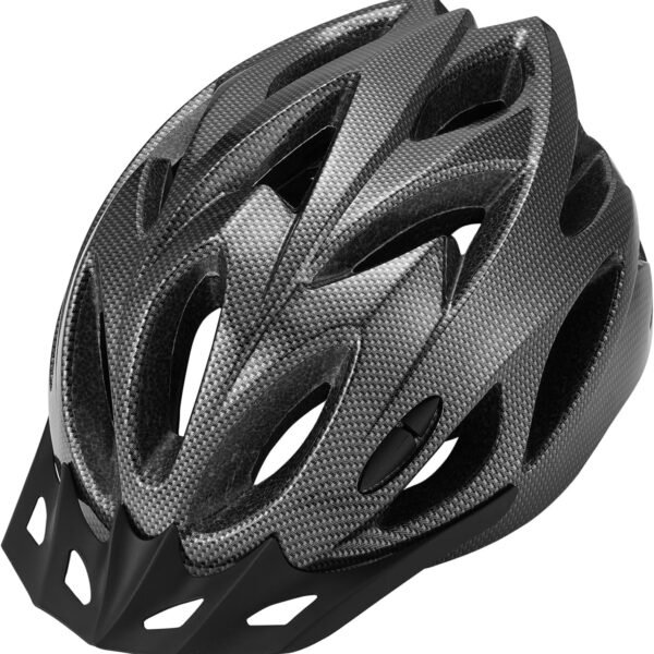 Adult Bike Helmet Lightweight for Men Women Comfort with Pads&Visor, Certified Bicycle Helmet for Adults Youth Mountain Road Biker